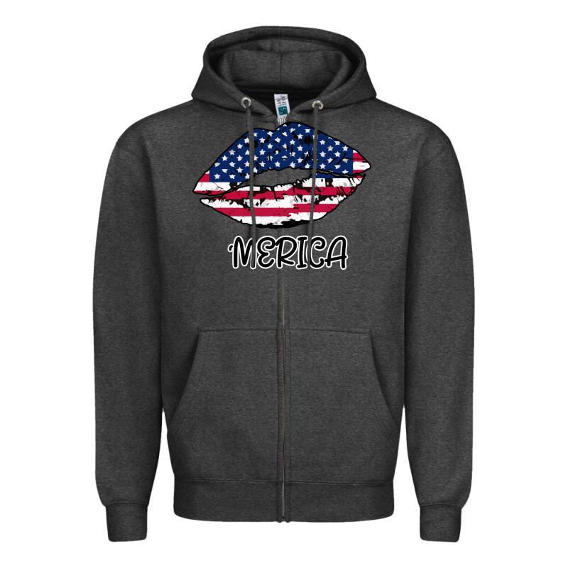 American Lip Zipper Hoodie by Bettercallsaul | Teevron