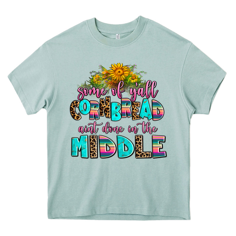 Some Of Yall Cornbread Aint Done In The Middle Heavy Core Tee by AdoDesignShop | Teevron