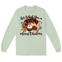 Matcha We whisk you a Merry Christmas Long Sleeve Tee - NancyCooperArtShop