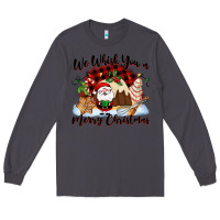 Smoke We whisk you a Merry Christmas Long Sleeve Tee - NancyCooperArtShop