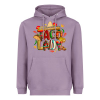 Lavender cinco de mayo taco lady Heavyweight Hoodie - CowGirlArtShop