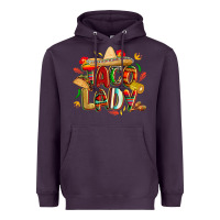 Plum cinco de mayo taco lady Heavyweight Hoodie - CowGirlArtShop