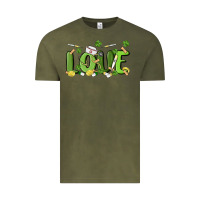 Vintage Olive st patricks love nurse Vintage Tee - MaliasSmallBusiness
