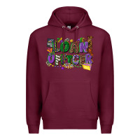 Burgundy loan officer mardi gras cowgirl Premium Hoodie - CowGirlArtShop