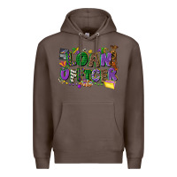 Coffee loan officer mardi gras cowgirl Premium Hoodie - CowGirlArtShop