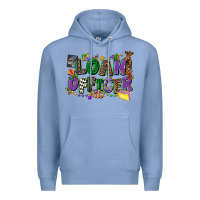 Colony Blue loan officer mardi gras cowgirl Premium Hoodie - CowGirlArtShop