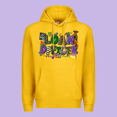 Loan Officer Mardi Gras Cowgirl Premium Hoodie Designed By Cowgirlartshop