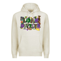 Oatmeal Heather loan officer mardi gras cowgirl Premium Hoodie - CowGirlArtShop