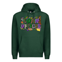 Sports Green loan officer mardi gras cowgirl Premium Hoodie - CowGirlArtShop