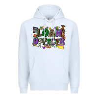 White loan officer mardi gras cowgirl Premium Hoodie - CowGirlArtShop
