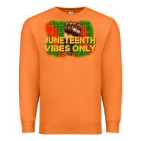 Carrot juneteenth vibes only Premium Sweatshirt - CowGirlArtShop