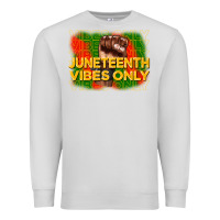 Dove Grey juneteenth vibes only Premium Sweatshirt - CowGirlArtShop