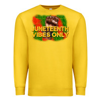 Lemon juneteenth vibes only Premium Sweatshirt - CowGirlArtShop