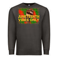Smoke juneteenth vibes only Premium Sweatshirt - CowGirlArtShop
