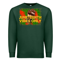 Sports Green juneteenth vibes only Premium Sweatshirt - CowGirlArtShop