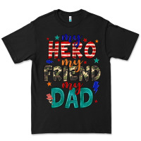 Black my hero my friend my dad Premium Tee - JahusDesignShop