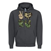 Smoke Peace Love Zipper Hoodie - Bettercallsaul