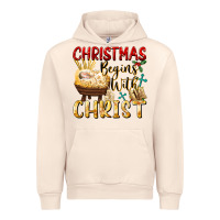 Sandshell christmas begins with christ Urban Hoodie - FaDigitalArtStudio