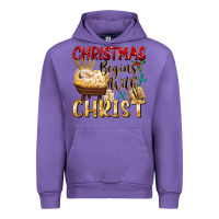Tulip christmas begins with christ Urban Hoodie - FaDigitalArtStudio