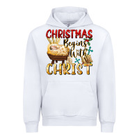 White christmas begins with christ Urban Hoodie - FaDigitalArtStudio