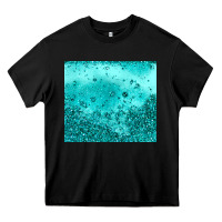 Black turquoise glitter Heavy Core Tee - JahusDesignShop
