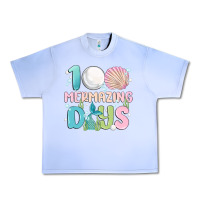 Grape Ice 100 mermazing days Urban Heavy Tee - MaliasSmallBusiness