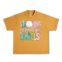 Peanut Butter 100 mermazing days Urban Heavy Tee - MaliasSmallBusiness