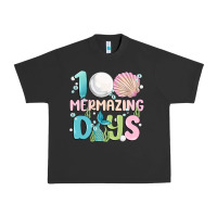 Pigment Black 100 mermazing days Urban Heavy Tee - MaliasSmallBusiness