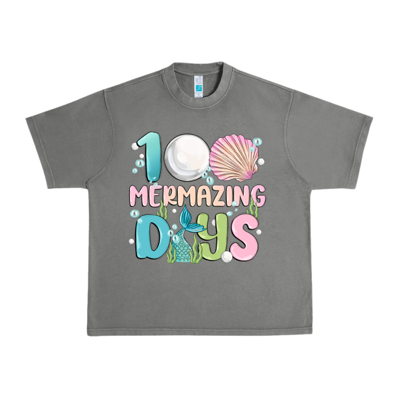 100 Mermazing Days Urban Heavy Tee by MaliasSmallBusiness | Teevron