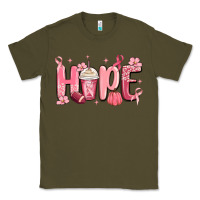 Army Green breast cancer awareness hope Classic Tee - MaliasSmallBusiness