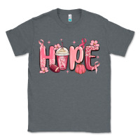Charcoal Heather breast cancer awareness hope Classic Tee - MaliasSmallBusiness