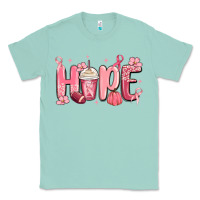 Seafoam breast cancer awareness hope Classic Tee - MaliasSmallBusiness