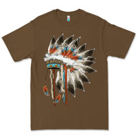 Cacao indian headress Premium Tee - AdoDesignShop