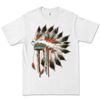 White indian headress Premium Tee - AdoDesignShop