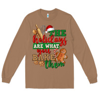 Toasted Coconut The holidays are what you bake them Long Sleeve Tee - NancyCooperArtShop