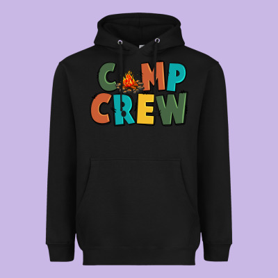 Camp Crew Heavyweight Hoodie Designed By Cowgirlartshop