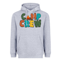 Heather Grey camp crew Heavyweight Hoodie - CowGirlArtShop