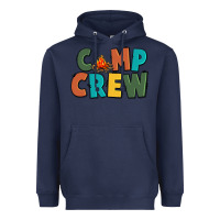 Navy camp crew Heavyweight Hoodie - CowGirlArtShop