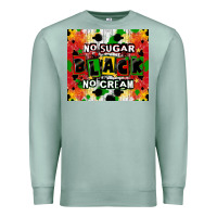 Seafoam no sugar no cream black tumbler Premium Sweatshirt - CowGirlArtShop