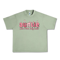 Oil Green auntie like a mom only cooler Urban Heavy Tee - MaliasSmallBusiness