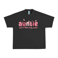 Pigment Black auntie like a mom only cooler Urban Heavy Tee - MaliasSmallBusiness