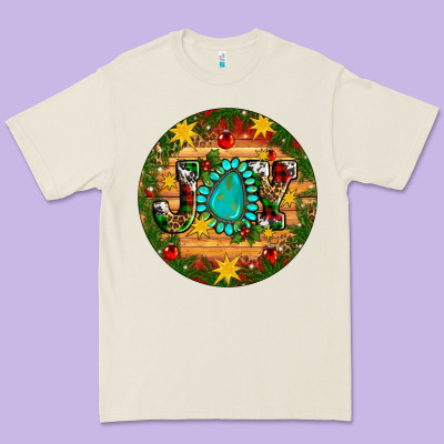 Christmas Gemstone Joy Ornament Premium Tee Designed By Artiststas
