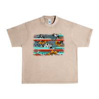 French Oak serape cowhide sunflower background Urban Heavy Tee - AdoDesignShop