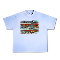 Grape Ice serape cowhide sunflower background Urban Heavy Tee - AdoDesignShop