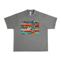 Tornado serape cowhide sunflower background Urban Heavy Tee - AdoDesignShop