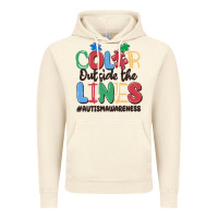 Vintage Artic color outside the lines autism awareness Vintage Hoodie - MaliasSmallBusiness