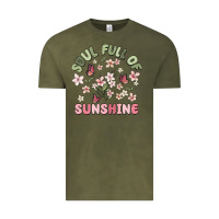 Vintage Olive soul full of sunshine Vintage Tee - MaliasSmallBusiness