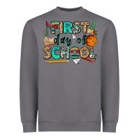 Storm first day of school Heavyweight Sweatshirt - NancyCooperArtShop