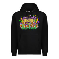Black king cake calories dont count Premium Hoodie - CowGirlArtShop