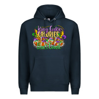 Navy king cake calories dont count Premium Hoodie - CowGirlArtShop